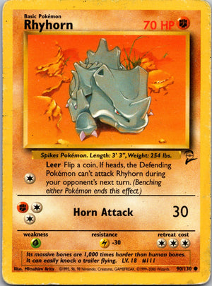 2002 Legendary Collection 090/110 Rhyhorn LP