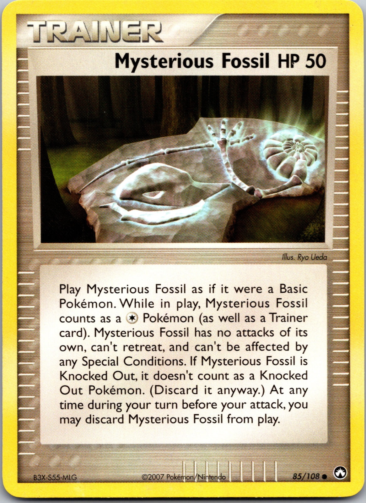 2007 Power Keepers 85/108 Mysterious Fossil LP