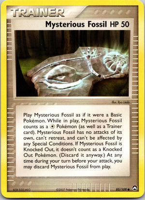 2007 Power Keepers 85/108 Mysterious Fossil LP