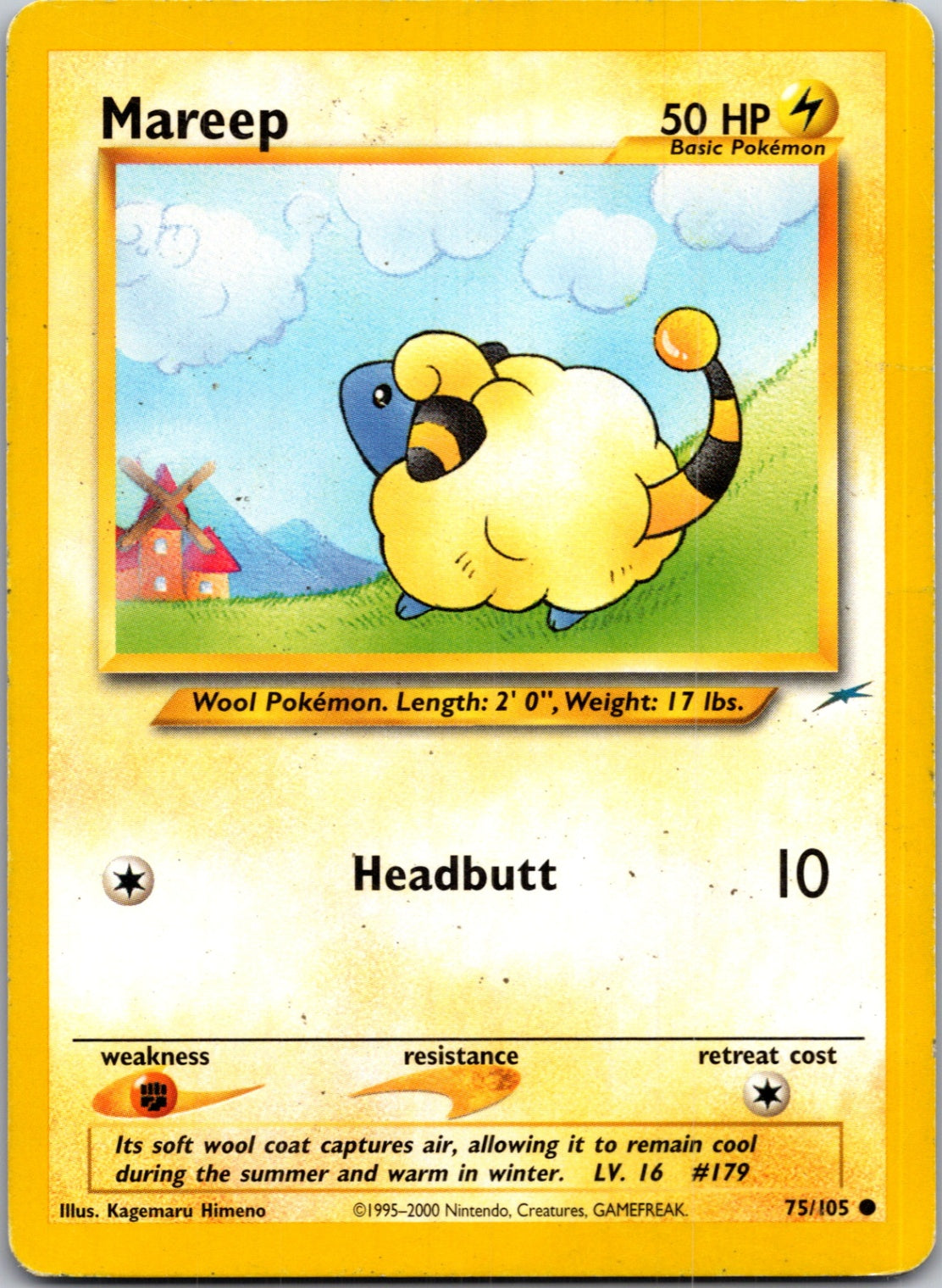 2002 Neo Destiny 075/105 Mareep Common M165