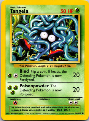 1999 Base Set #066/102 Tangela Common C201