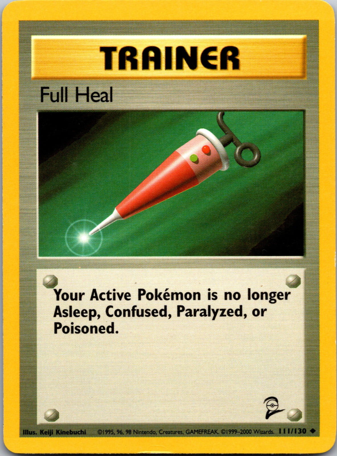 2000 Base Set 2 111/130 Full Heal LP