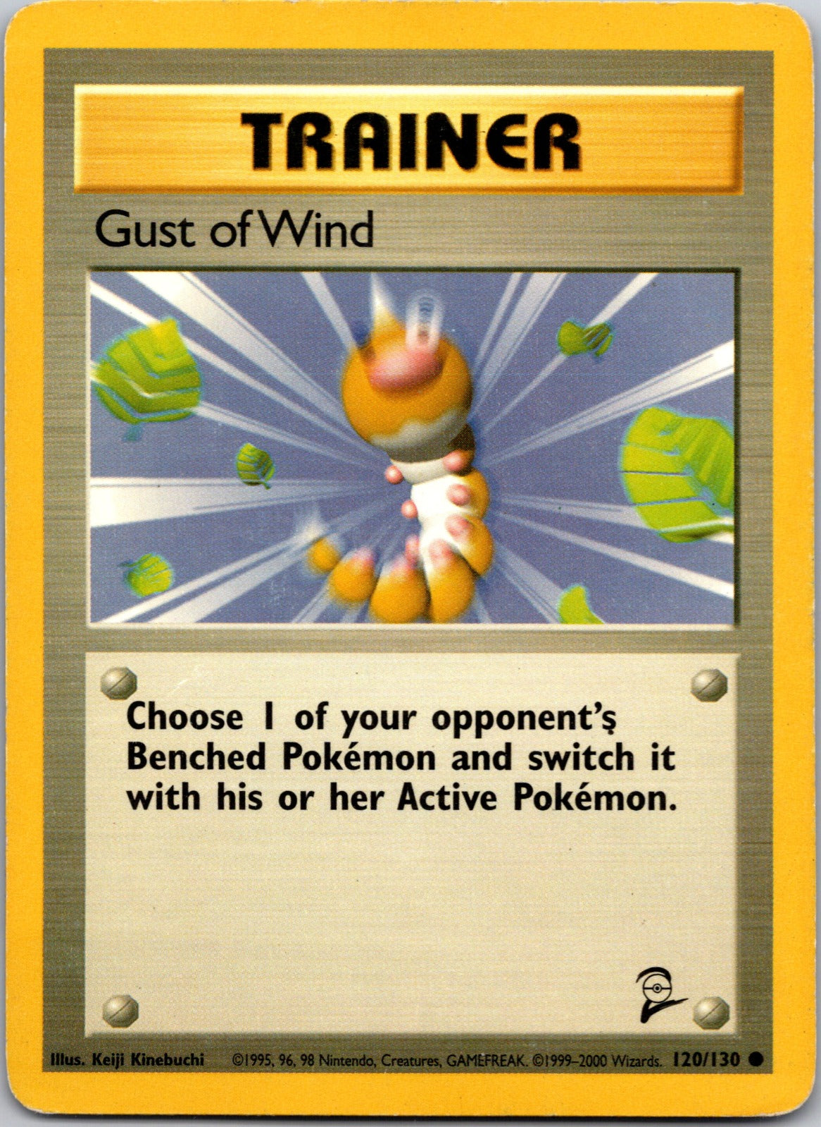 2000 Base Set 2 120/130 Gust of Wind LP Y22