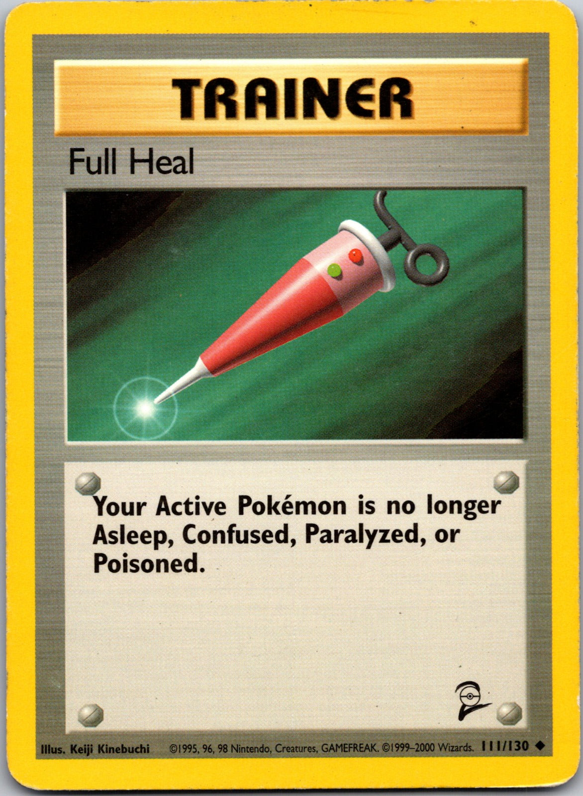 1999 Base Set (Shadowless) 082/102 Full Heal LP