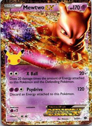 2021 Celebrations: Classic Collection 54/99 Mewtwo EX Classic Collection D236