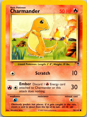 1999 Base Set  046/102 Charmander Common M300