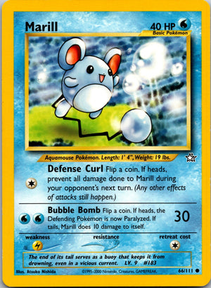 2000 Neo Genesis #066/111 Marill Common C90