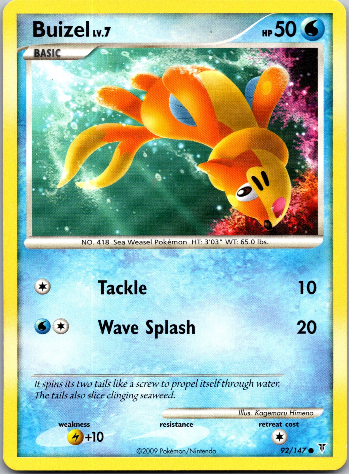 2009 Supreme Victors 92 Buizel LP