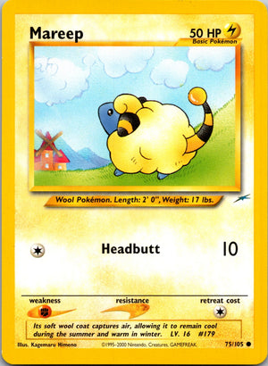 2002 Neo Destiny #075/105 Mareep Common C74