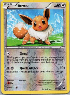 2013 Plasma Freeze 89/116 Eevee (89) LP