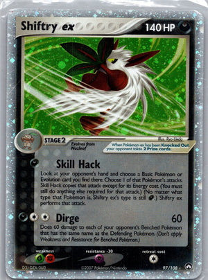 2007 Power Keepers 97/108 Shiftry ex LP