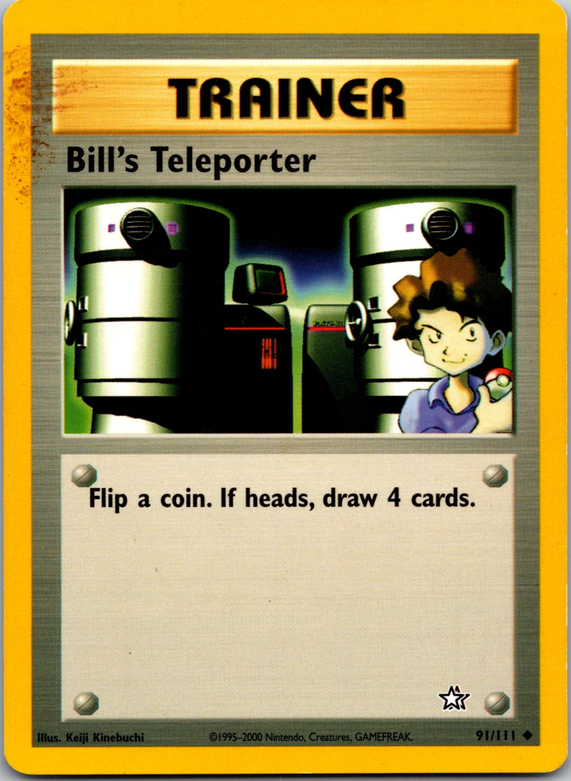 2000 Neo Genesis #091/111 Bill's Teleporter Uncommon C183