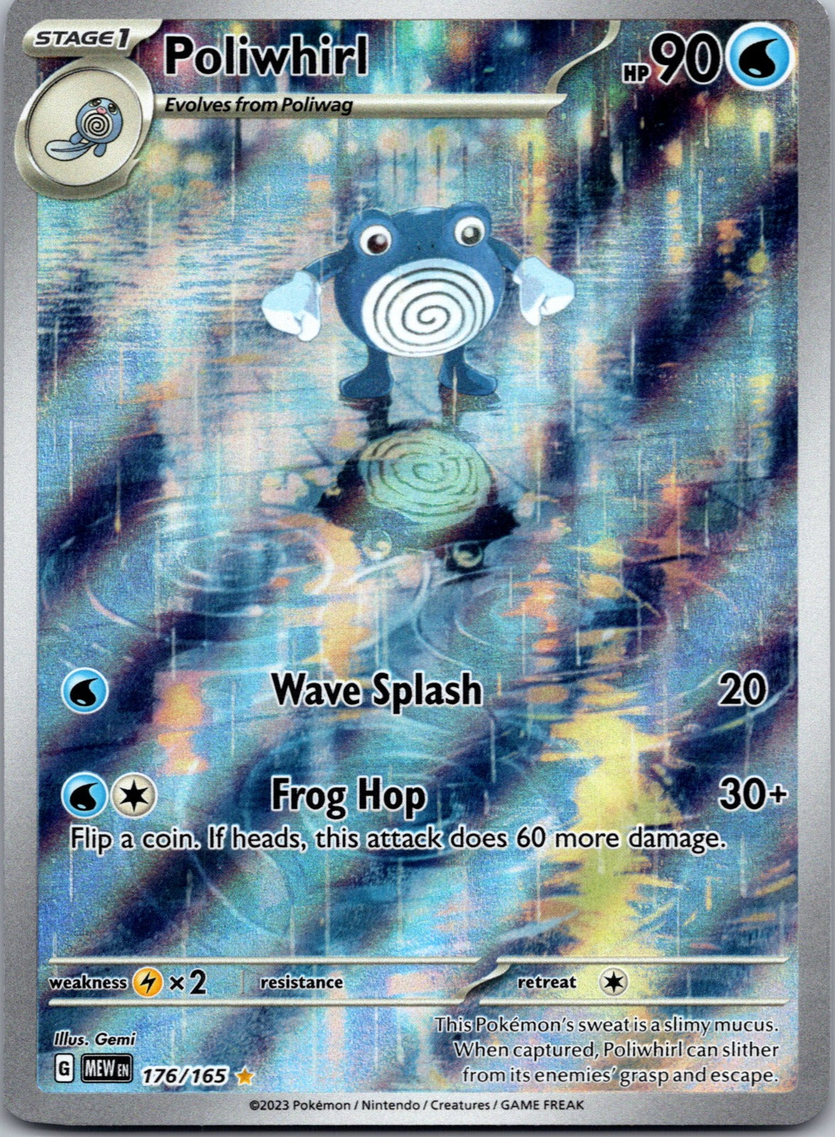 2023 Poliwhirl SV: Scarlet & Violet 151 176/165 NM