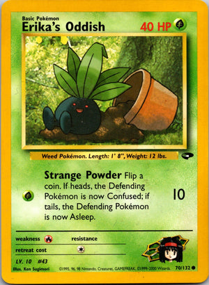 2000 Gym Challenge #070/132 Erika's Oddish Common C112