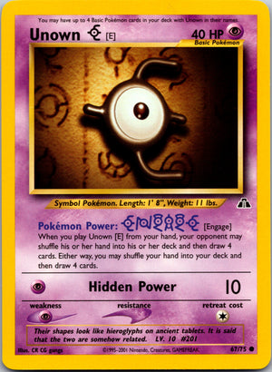2003 Neo Discovery 67/75 Unown [E] Common A41