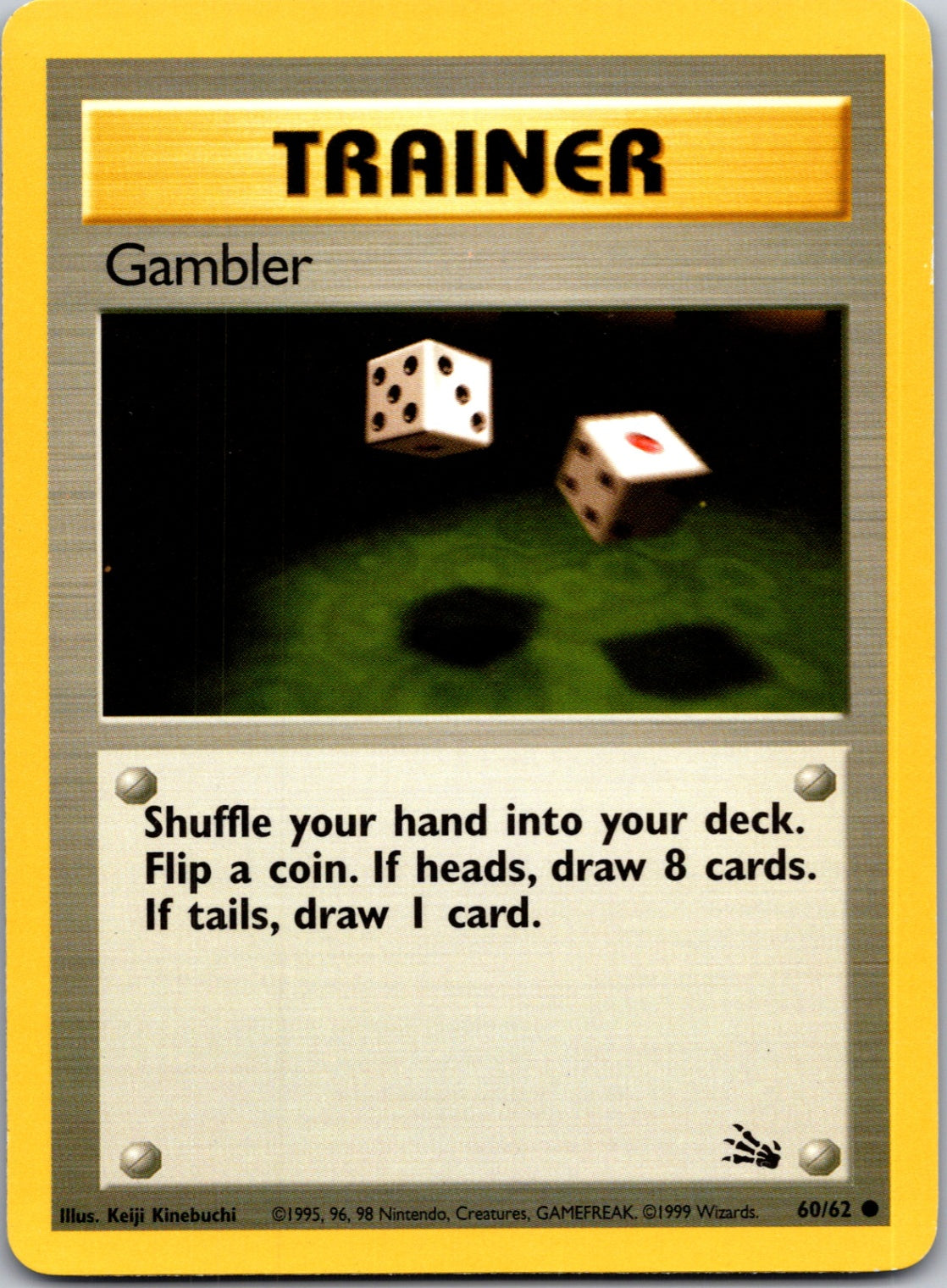 1999 Fossil 60/62 Gambler Common L170