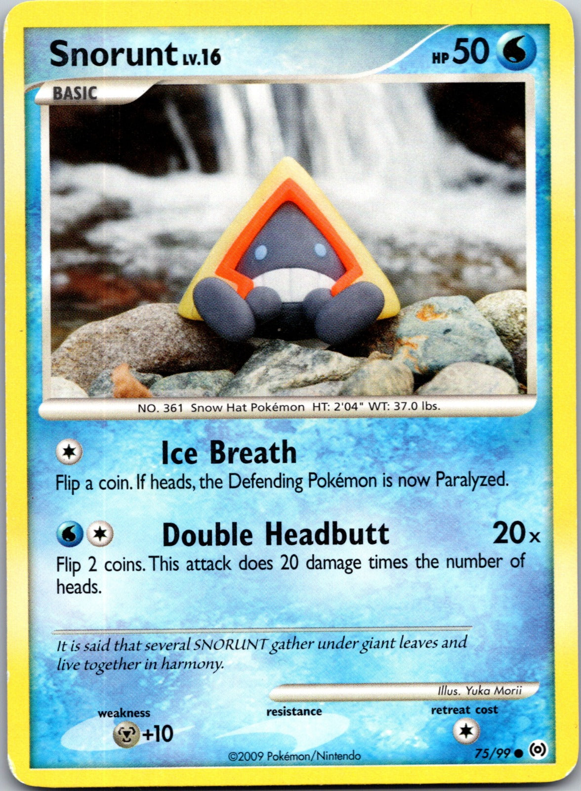 2009 Arceus 75/99 Snorunt LP