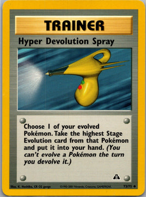 Neo Discovery 73/75 Hyper Devolution Spray Uncommon NM