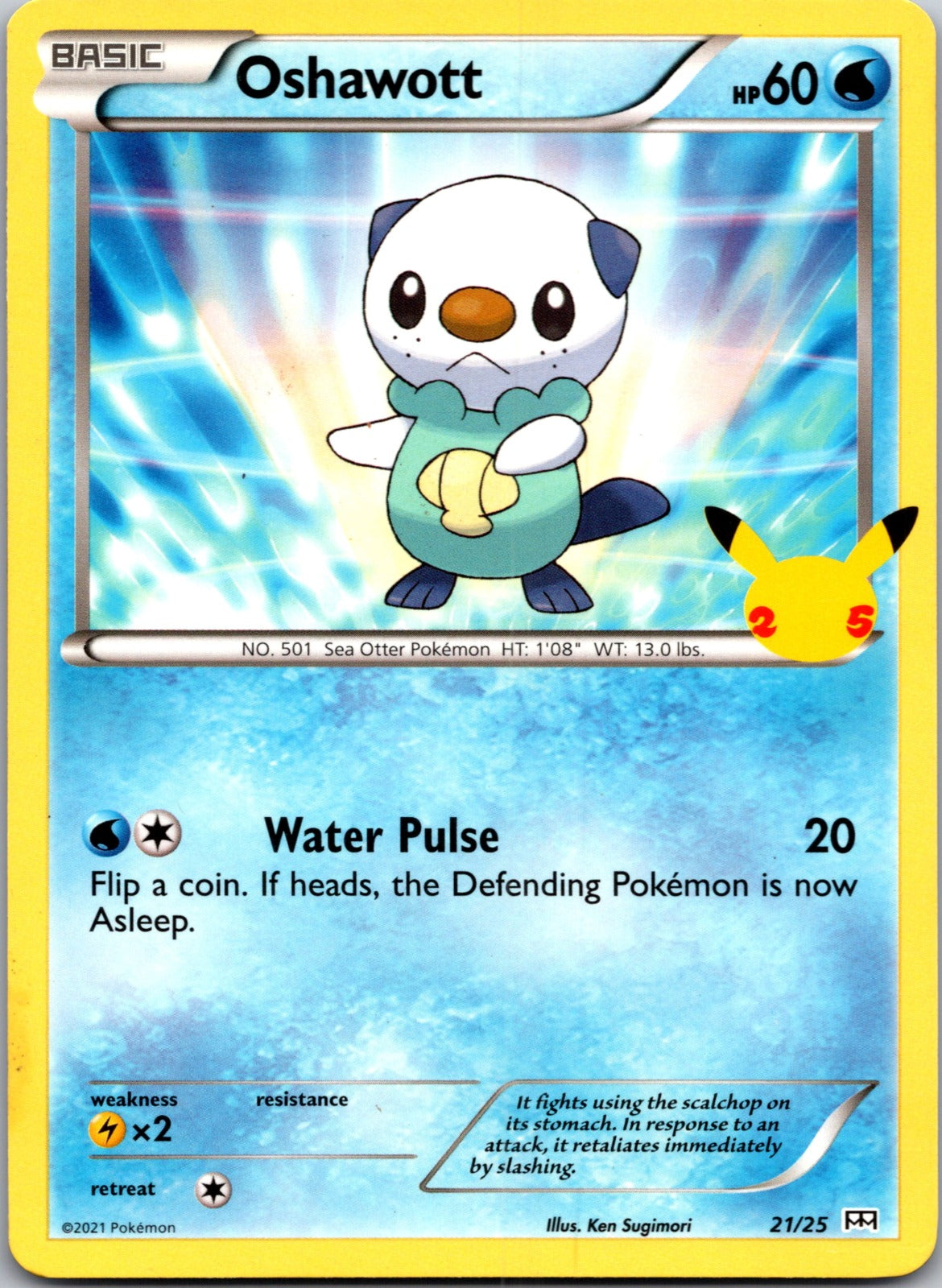 2011 McDonald's Promo 2011 004/012 Oshawott - 4/12 LP