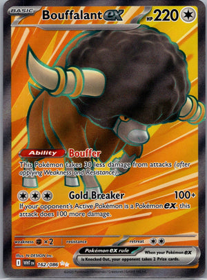 2025 SV: White Flare 162/086 Bouffalant ex Ultra Rare D253