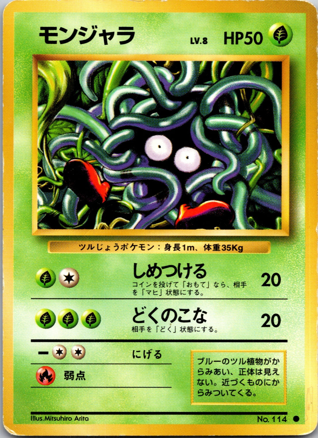 1996 Expansion Pack Tangela Common (JP) M206