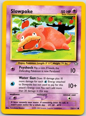 2000 Neo Genesis 073/111 Slowpoke Common A19