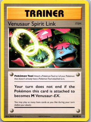 2016 Evolutions 089/108 Venusaur Spirit Link Uncommon M56