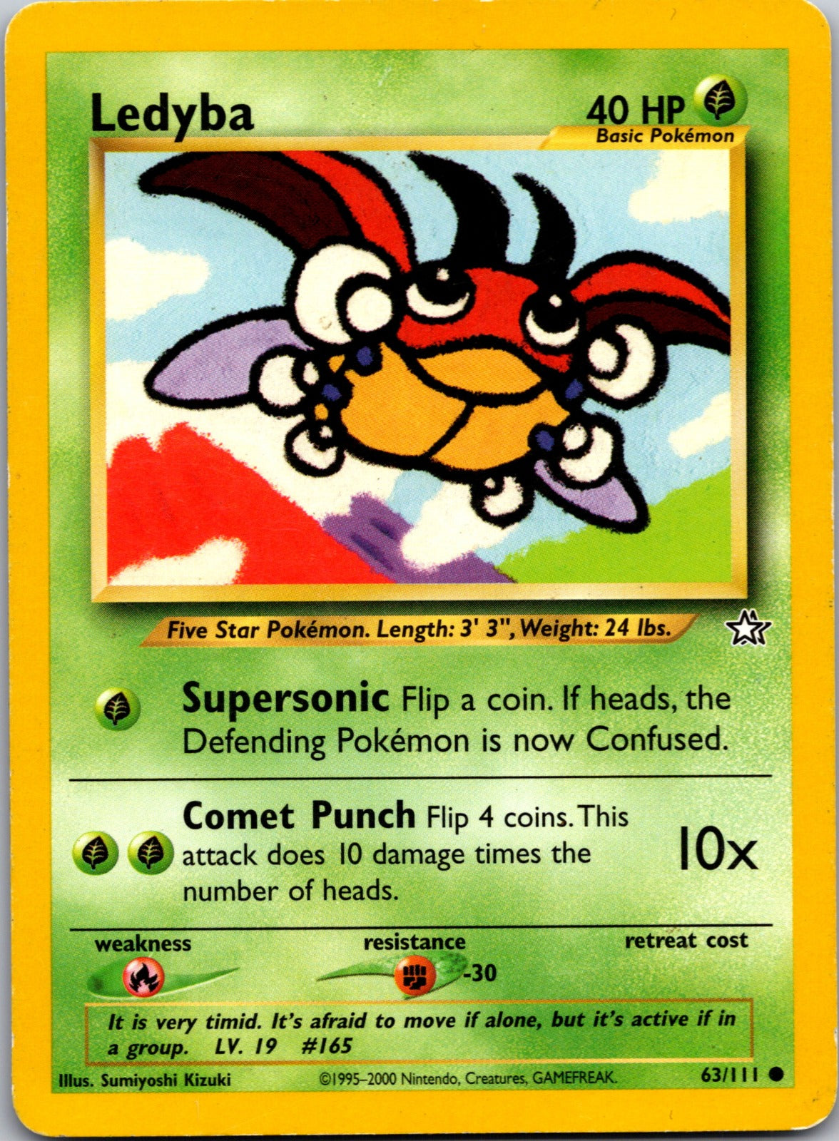 2000 Neo Genesis 063/111 Ledyba LP Y217