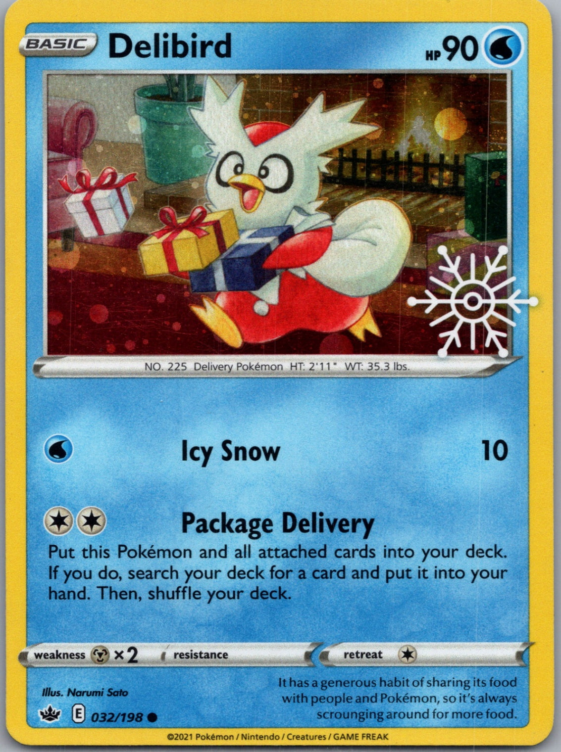 2021 Miscellaneous Cards & Products 032/198 Delibird -  (Holiday Calendar) Promo D163