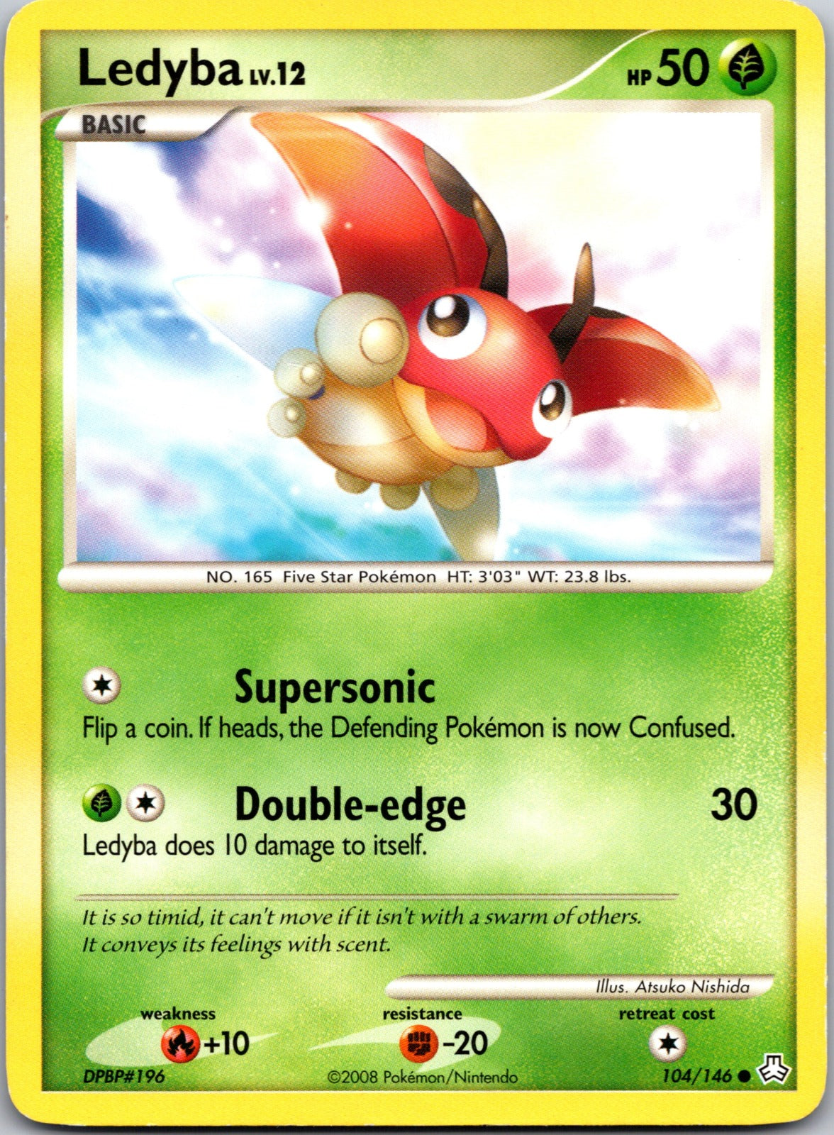 2008 Legends Awakened 104/146 Ledyba LP