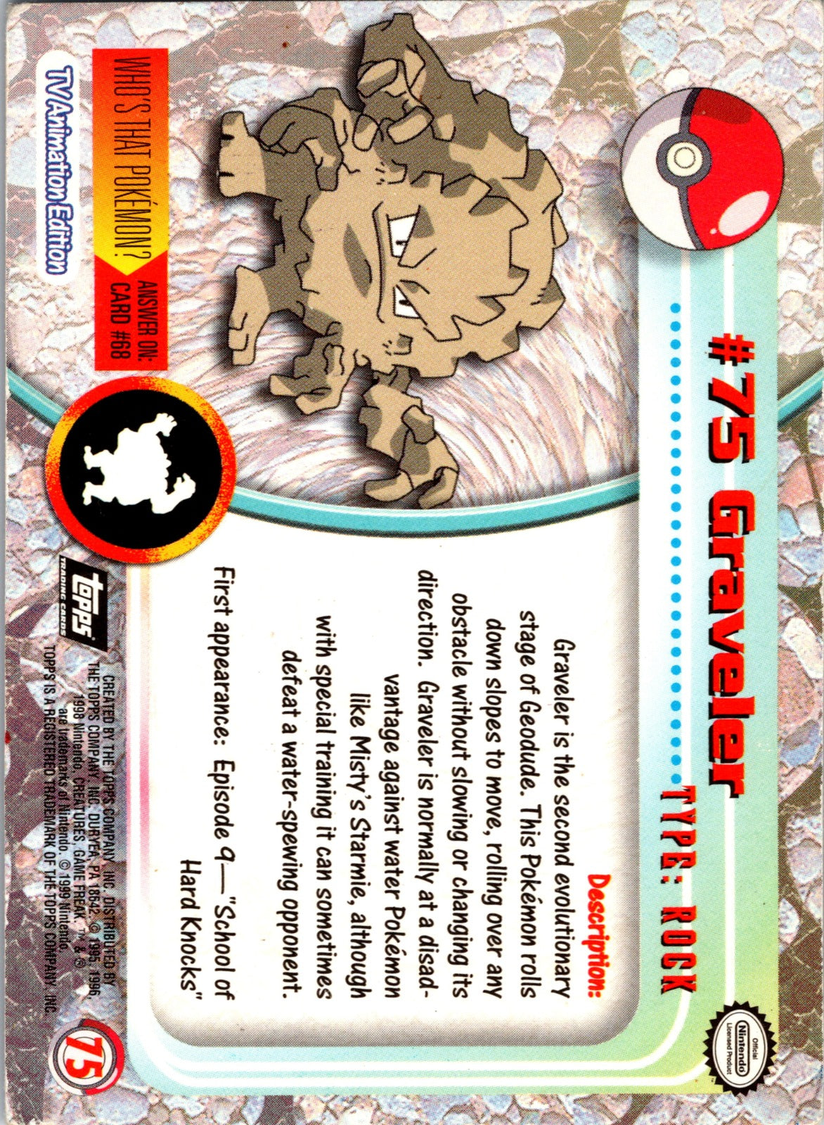 1999 Topps Graveler [Holofoil] MP  X42