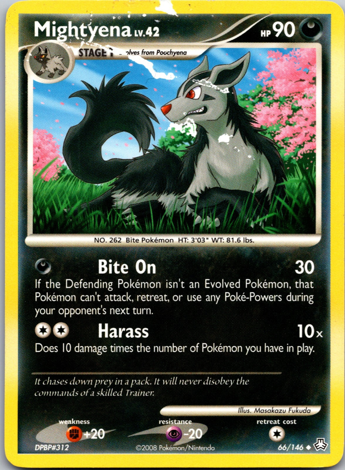 2008 Legends Awakened 66/146 Mightyena LP