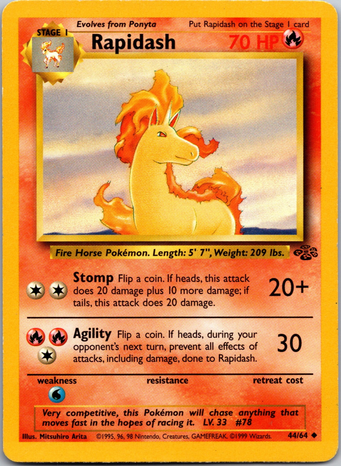 1999 Jungle 44/64 Rapidash LP