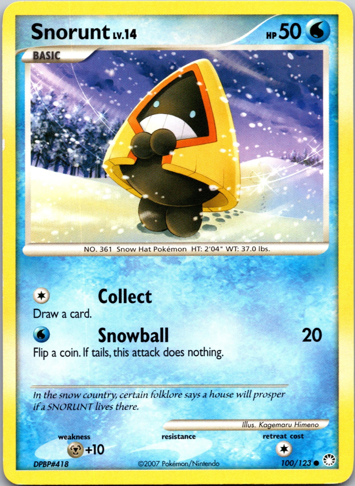 2007 Mysterious Treasures 100/123 Snorunt LP D152