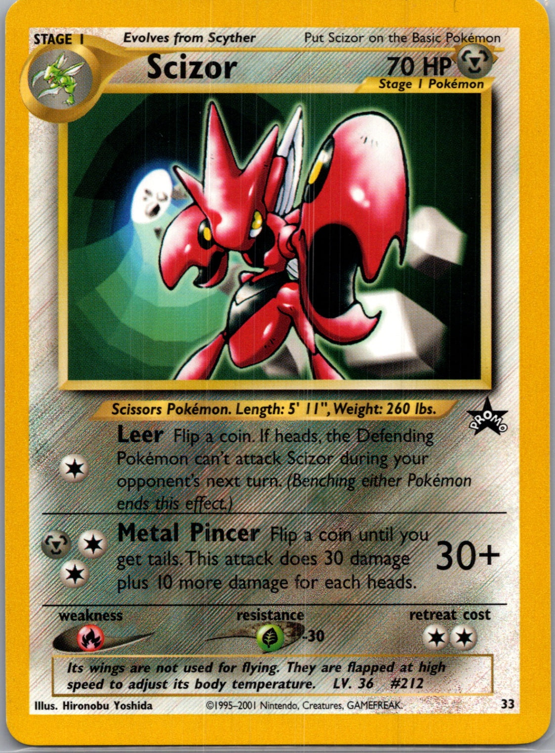 2001 WoTC Promo 33/53 Scizor G178