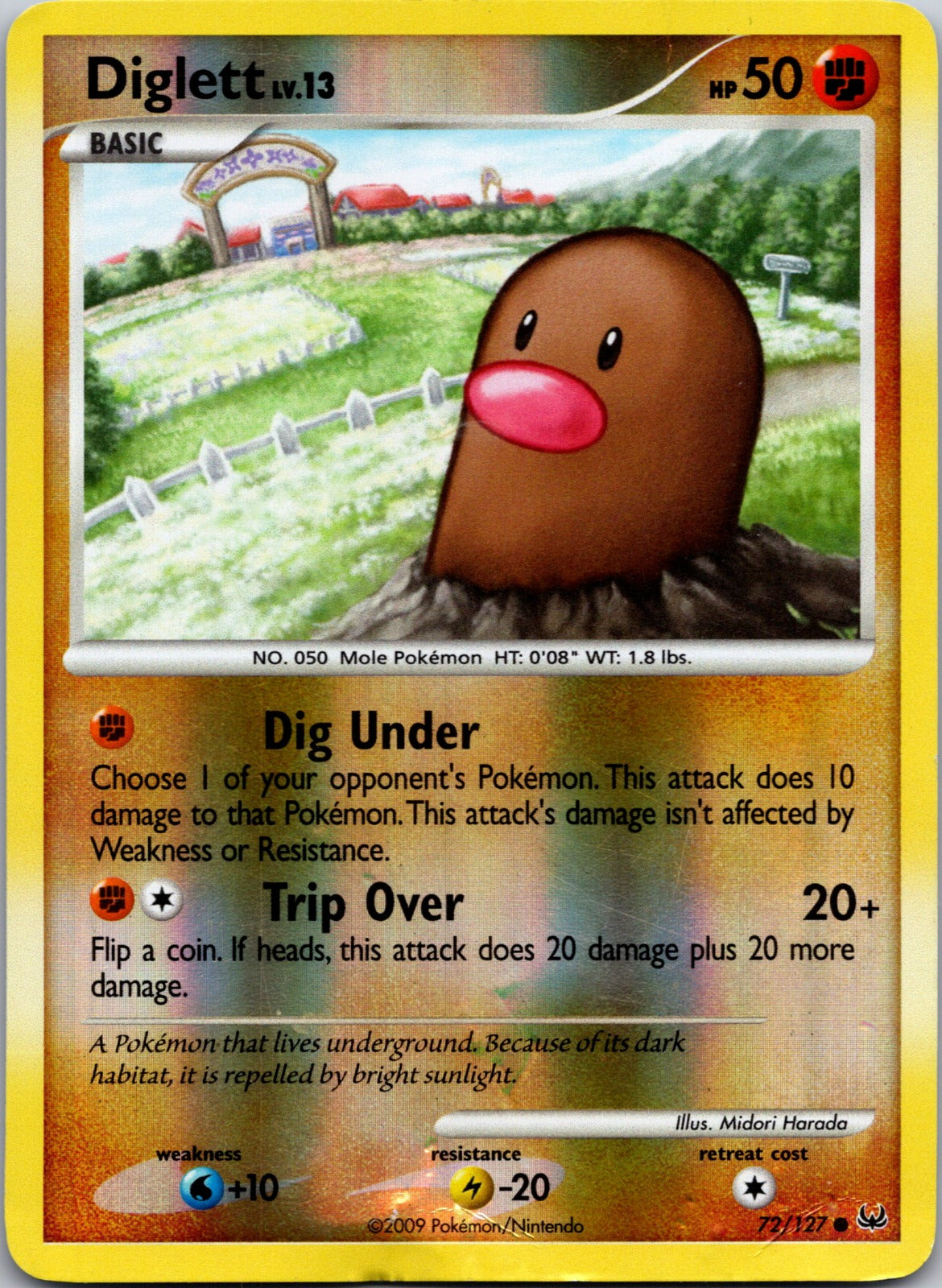 2009 Platinum 72/127 Diglett LP