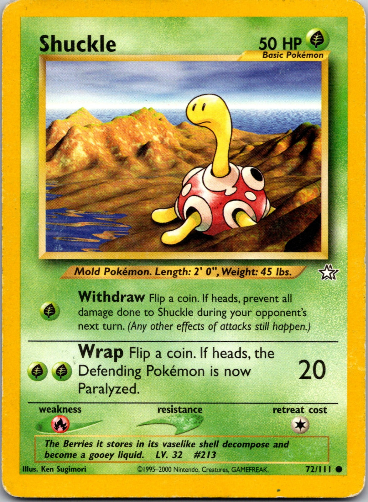 2000 Neo Genesis 072/111 Shuckle LP