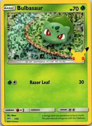 2017 Shining Legends 1/73 Bulbasaur LP