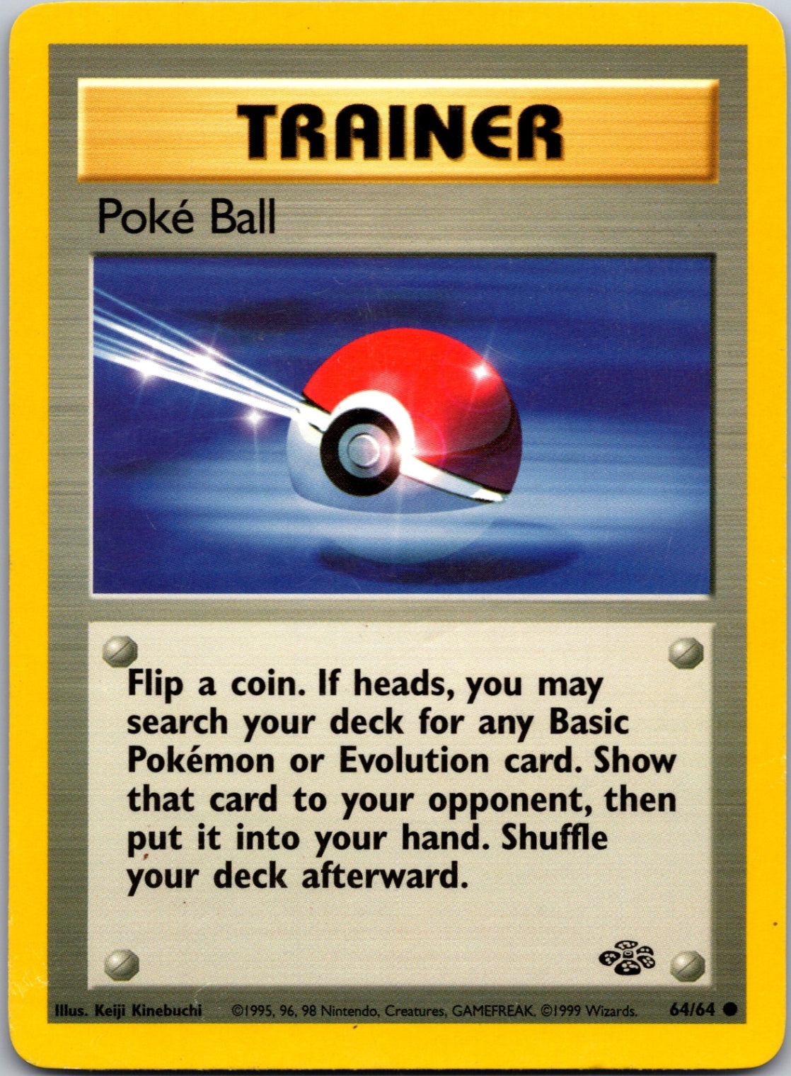 1999 Jungle 64/64 Poke Ball Common C279