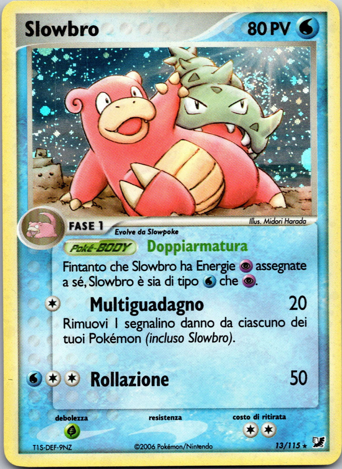 2005 Slowbro Unseen Forces 13/115 LP
