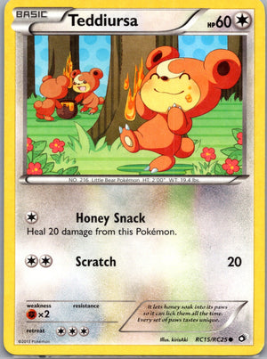2013 Legendary Treasures: Radiant Collection RC15/RC25 Teddiursa LP