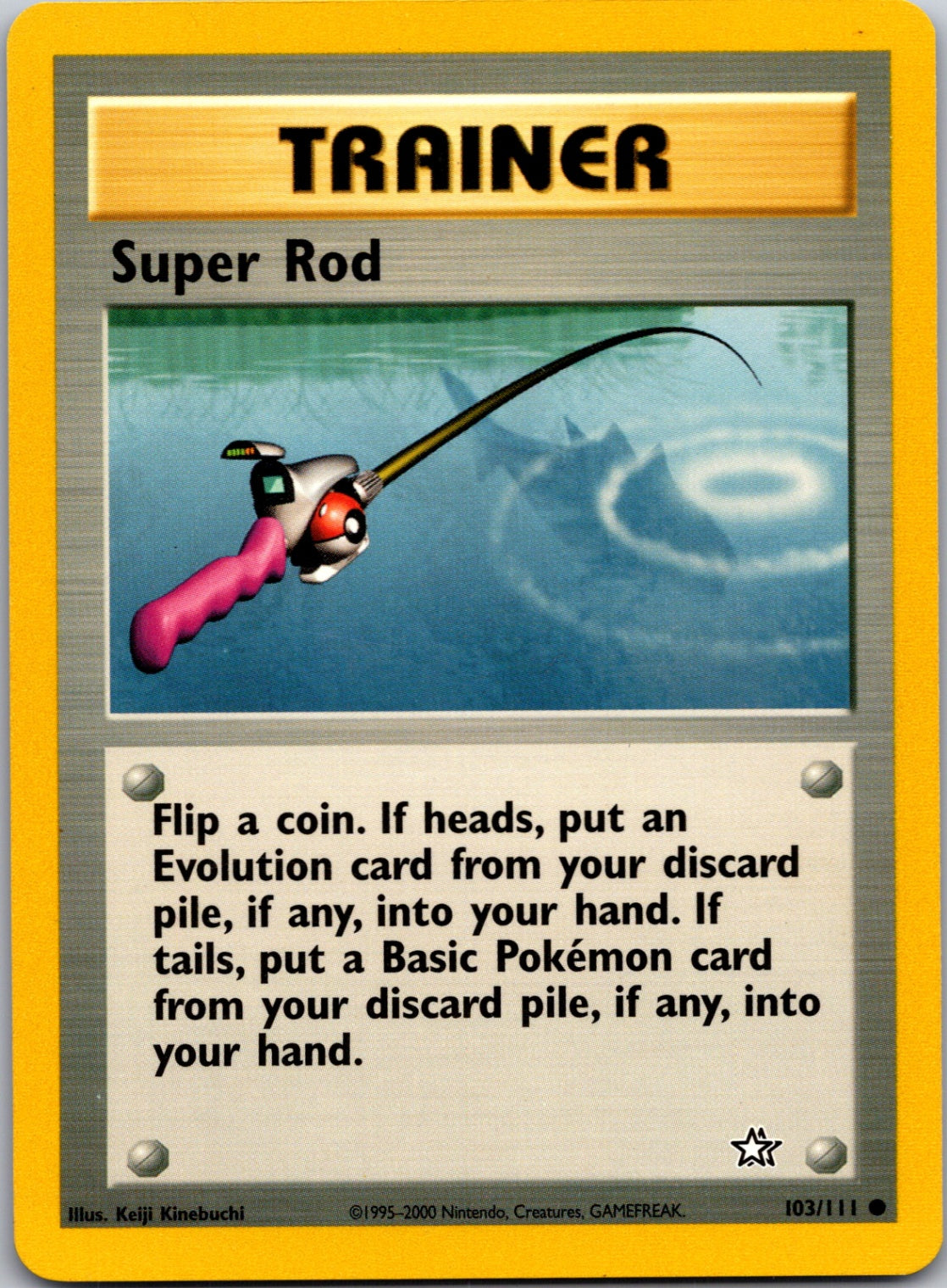 2000 Neo Genesis #103/111 Super Rod Common C161