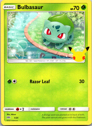 2017 Shining Legends 1/73 Bulbasaur LP