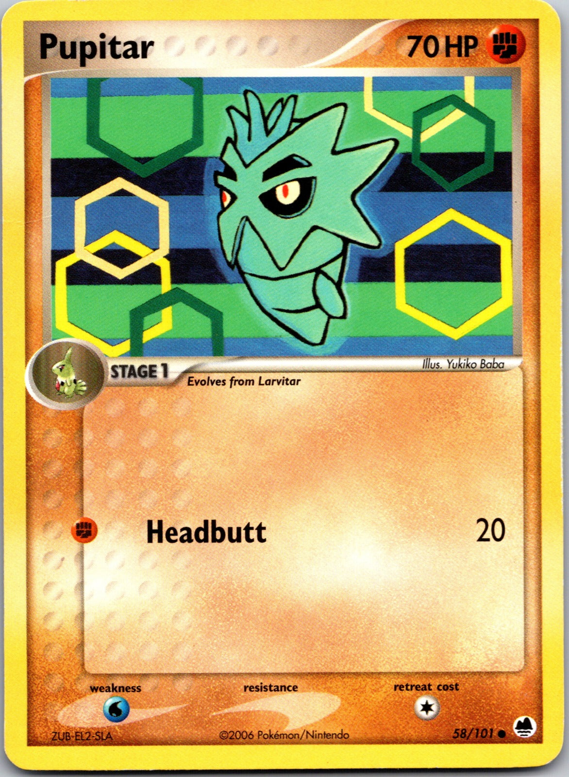 2006 Dragon Frontiers 58/101 Pupitar LP