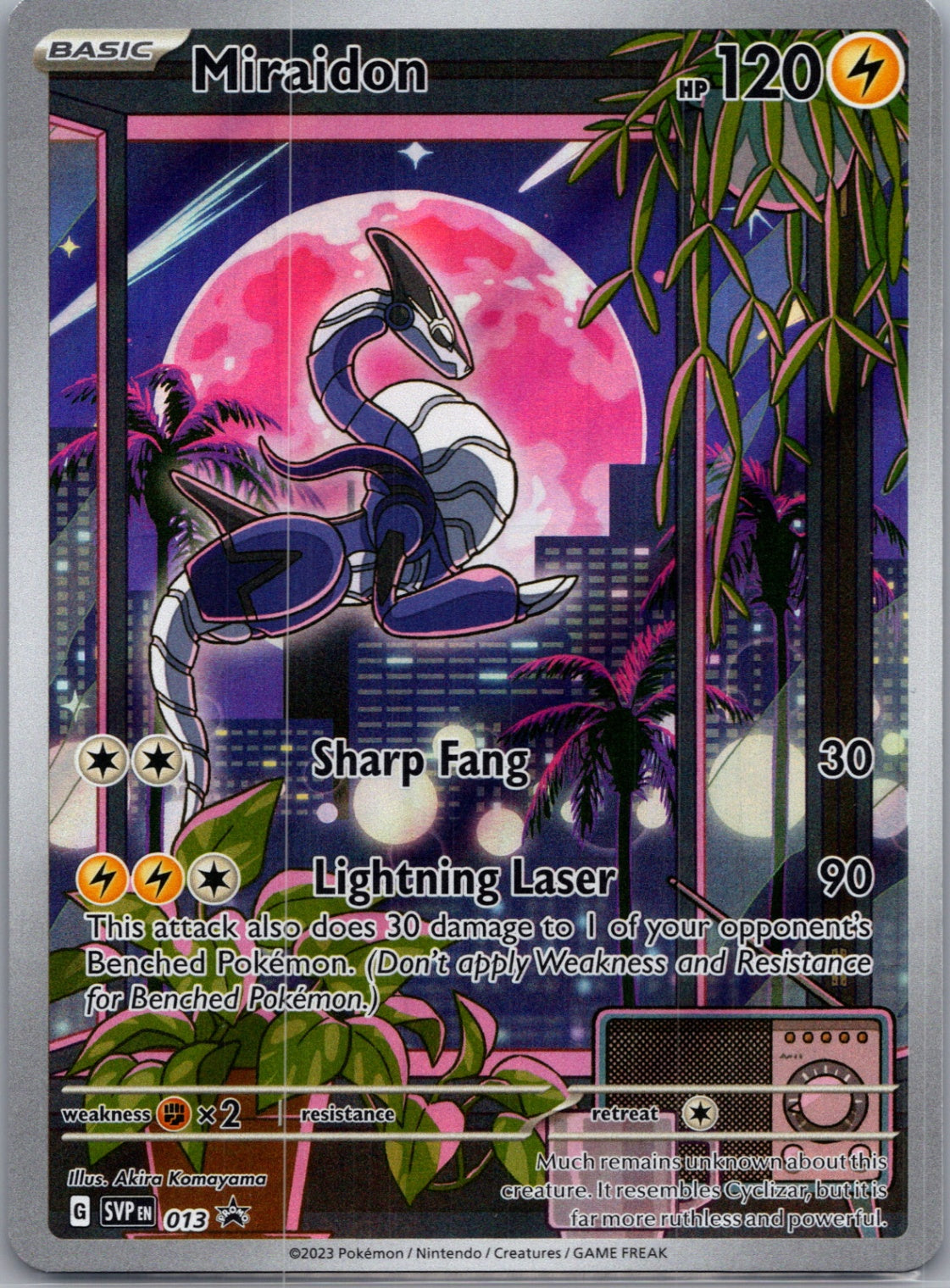 SV: Scarlet & Violet Promo Cards 013 Miraidon Promo NM