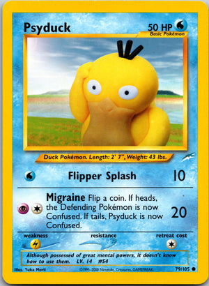 2002 Neo Destiny 079/105 Psyduck Common A296