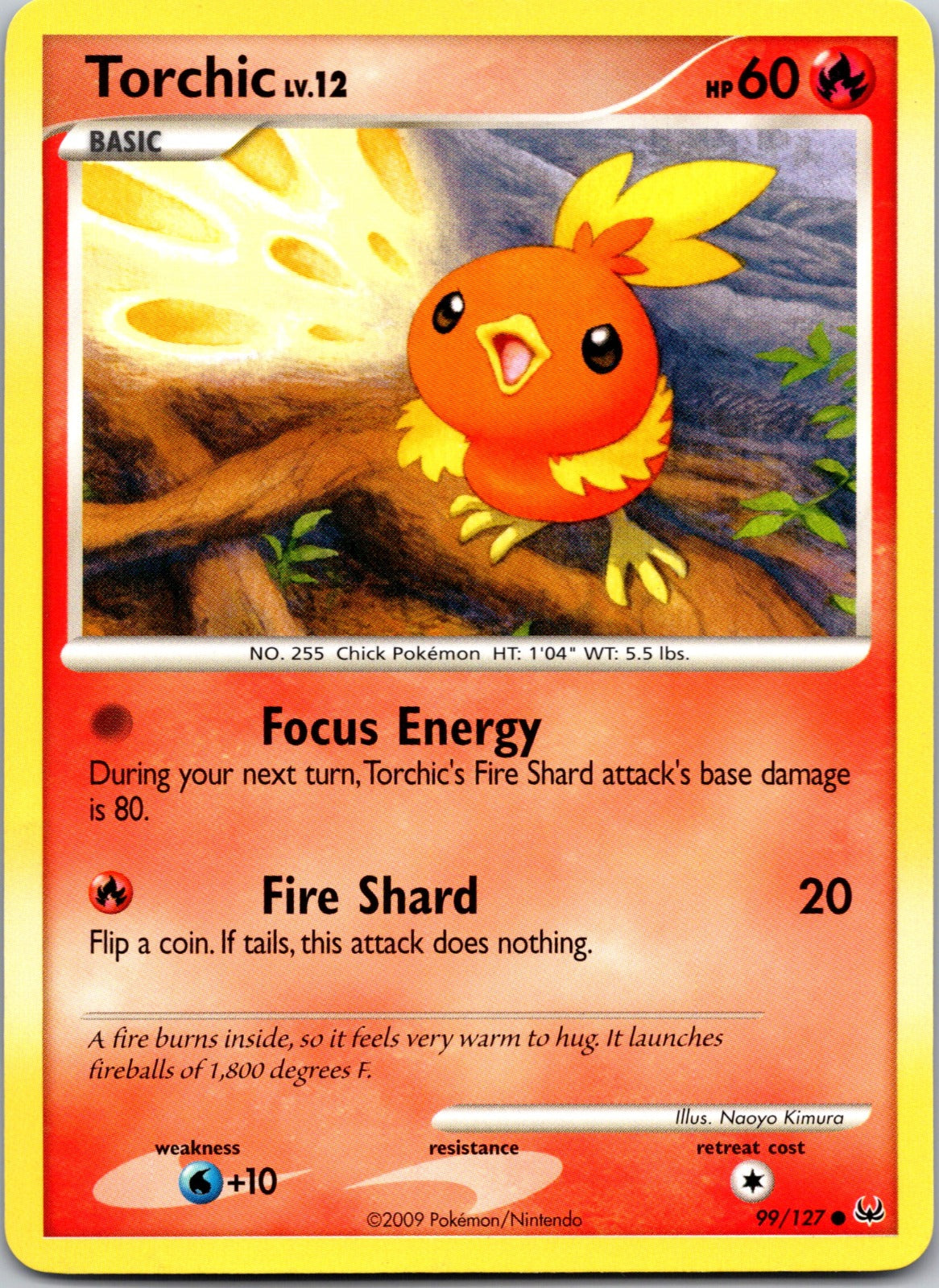 2009 Platinum 99/127 Torchic LP