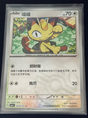 Meowth (Master Ball Holo) – 0205/07