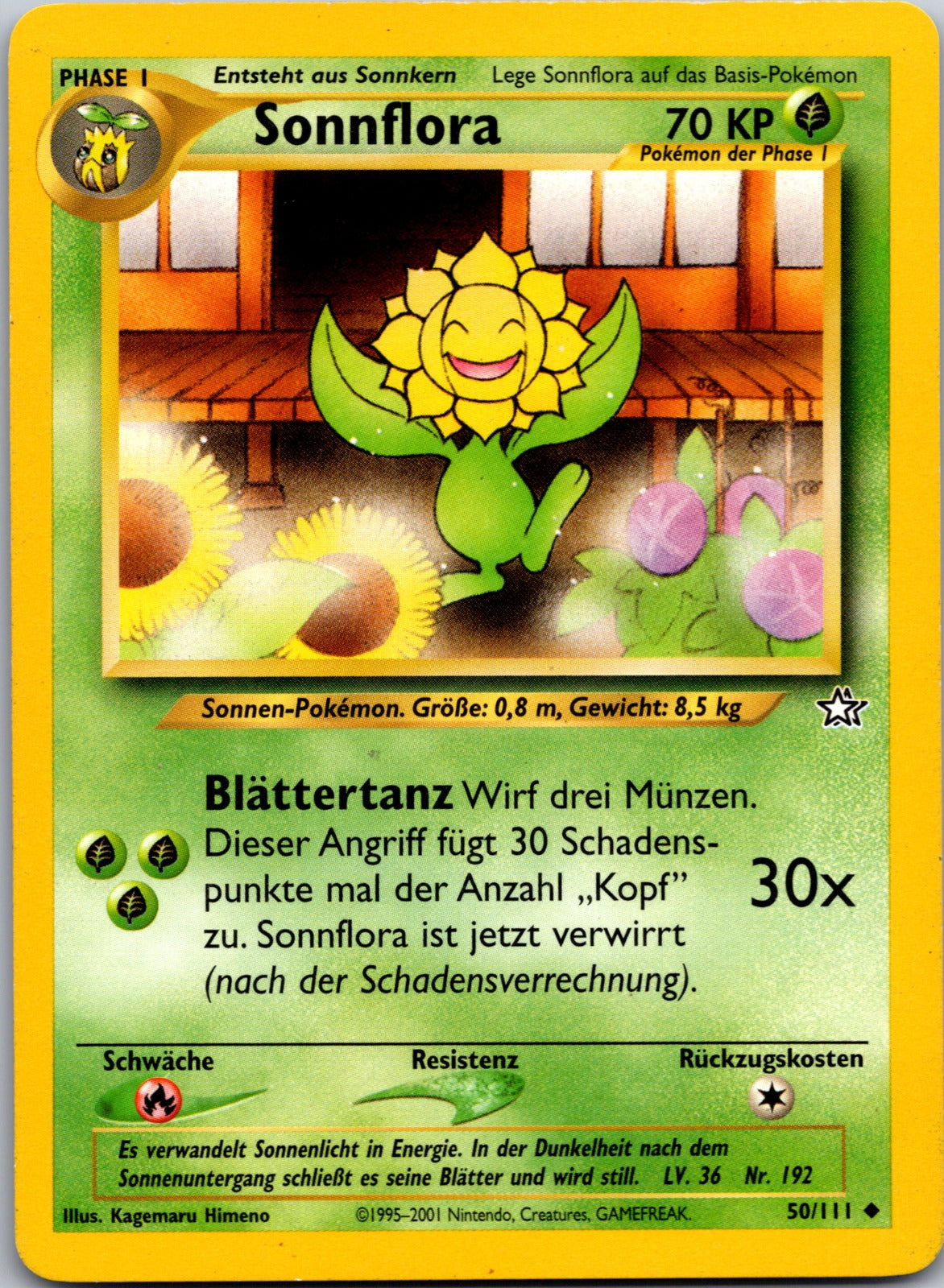 2000 Neo Genesis 050/111 Sunflora LP