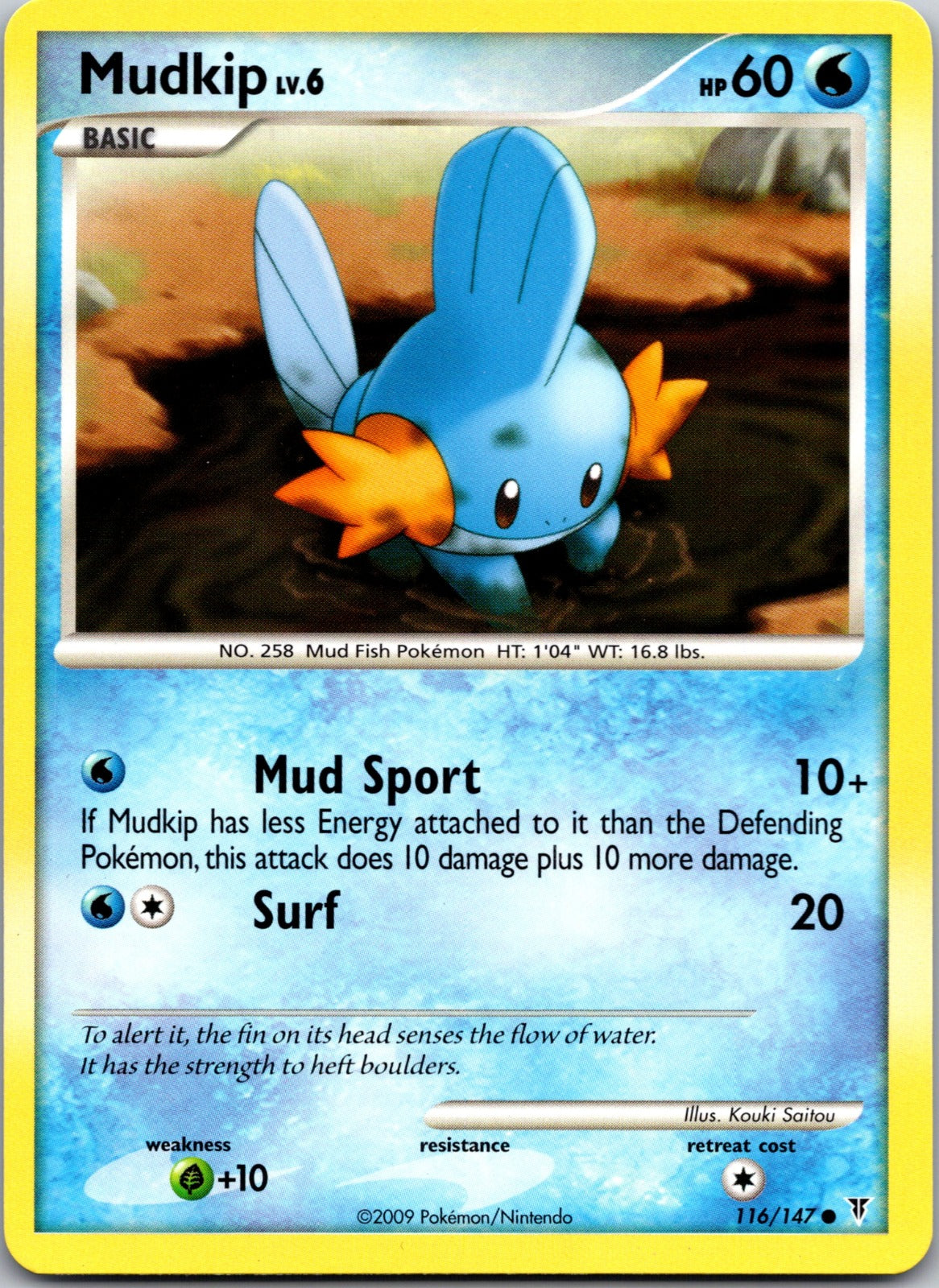 2009 Supreme Victors 116 Mudkip LP A128
